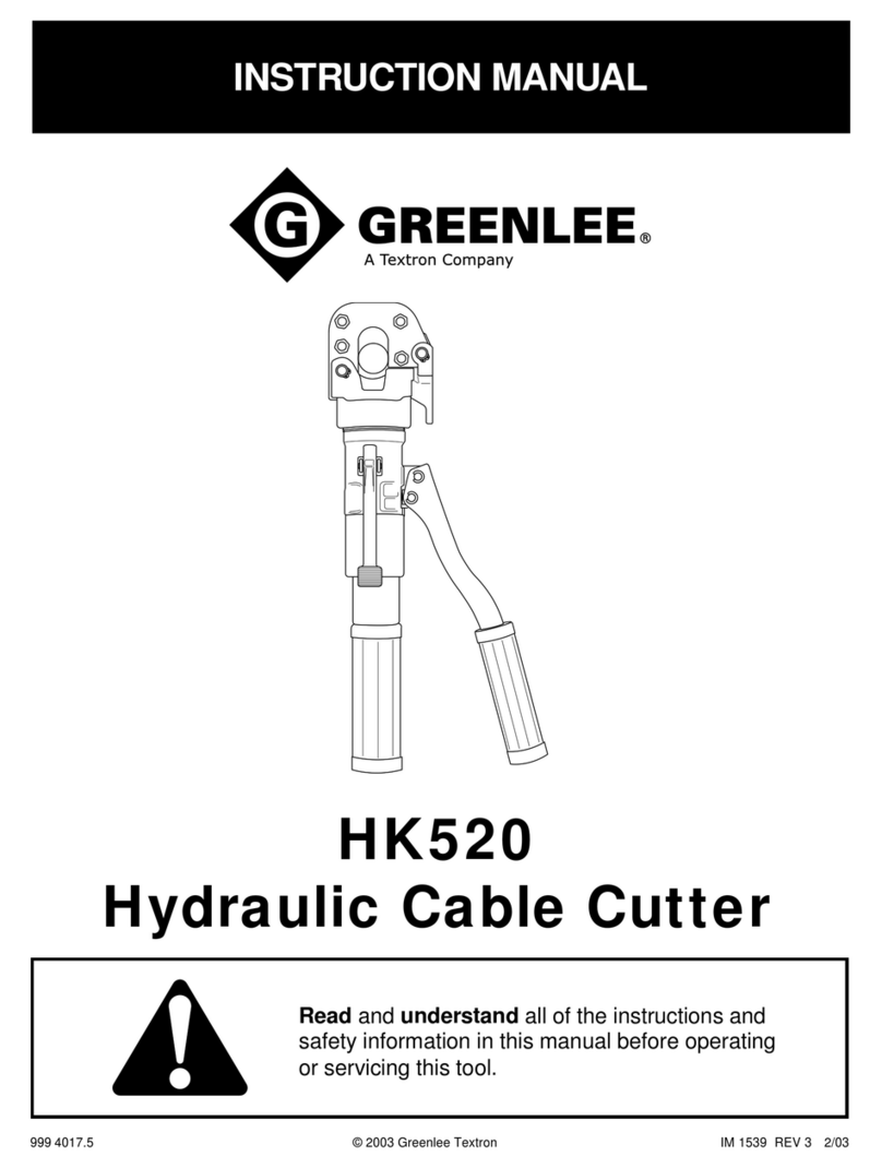 Textron Greenlee HK520 User manual