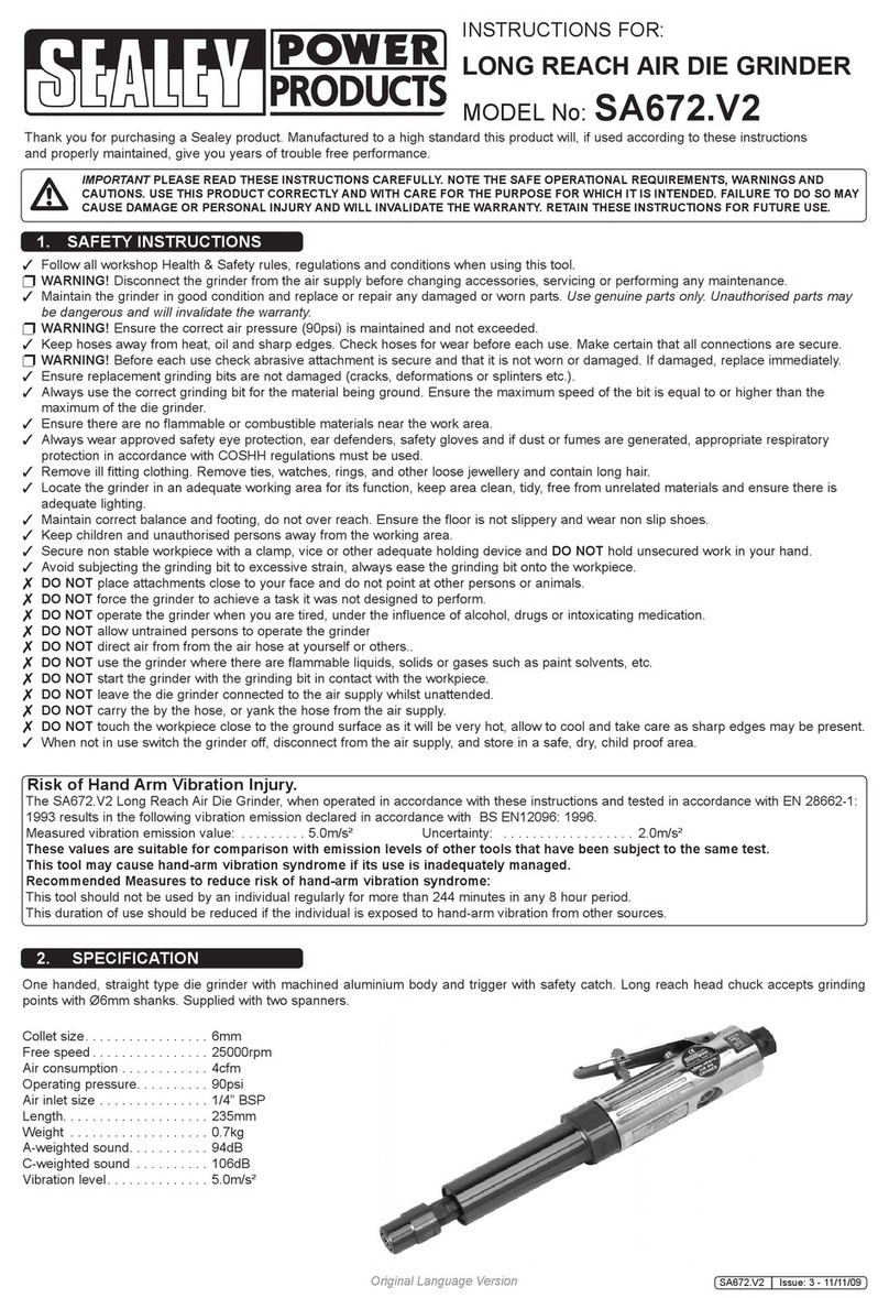 Sealey SA672.V2 instructions