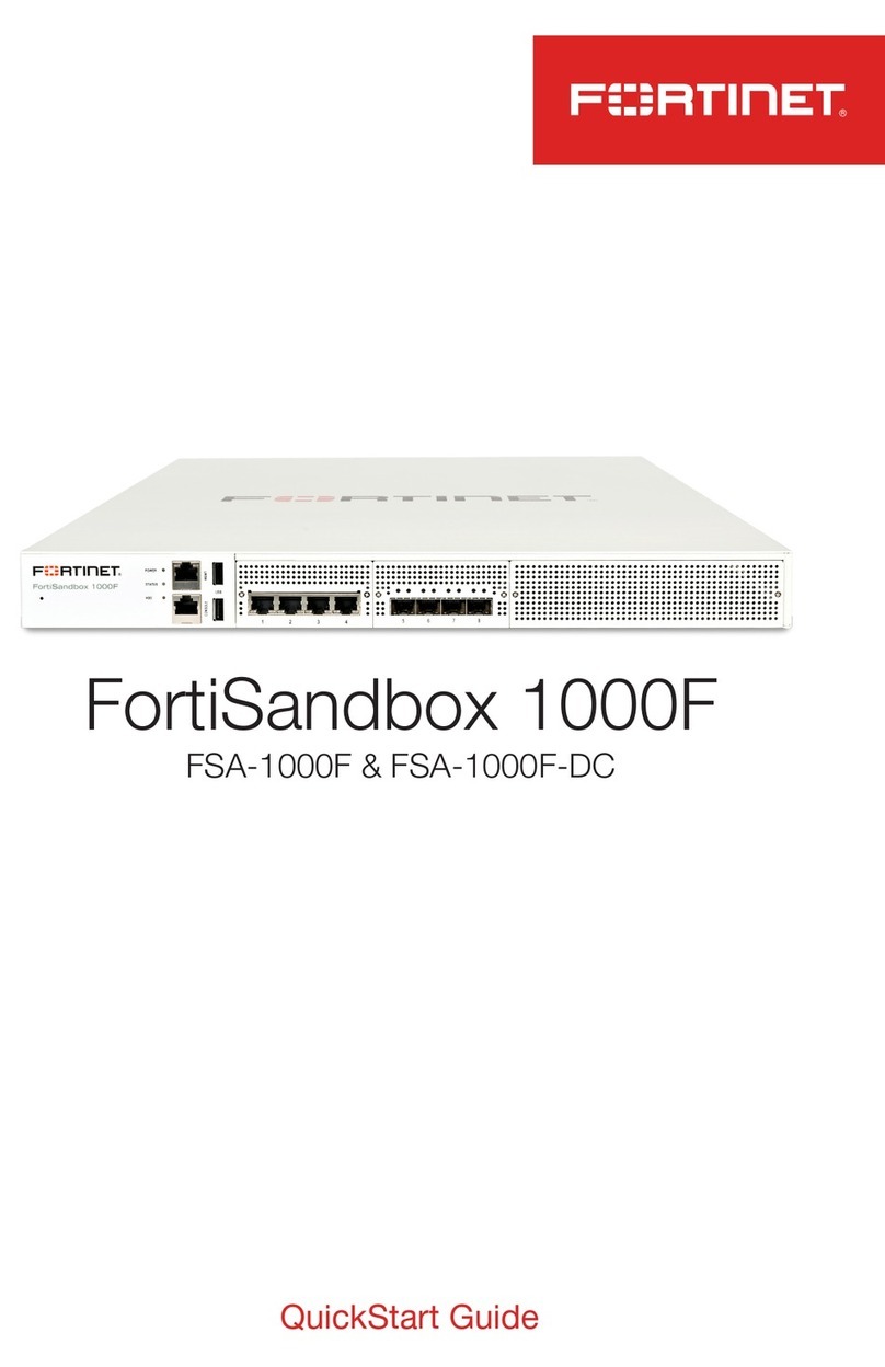 Fortinet FortiSandbox 1000F User manual