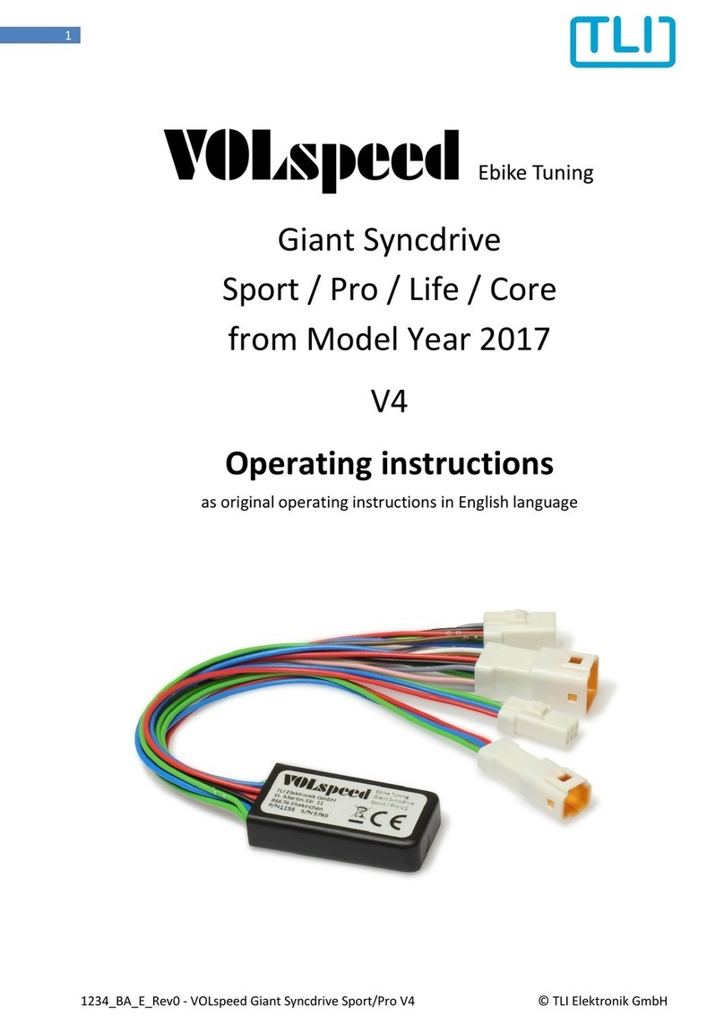 VOLspeed Giant Syncdrive Sport operating instructions