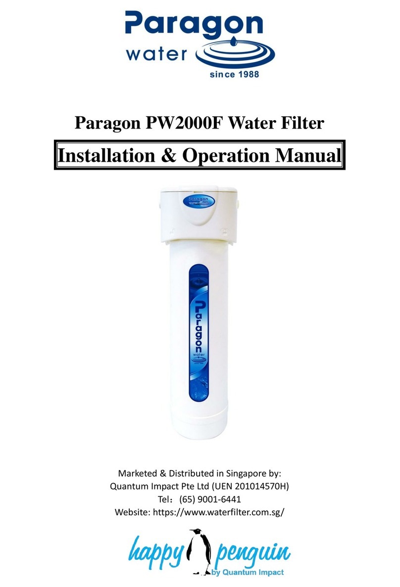 Paragon PW2000F Installation & operation manual