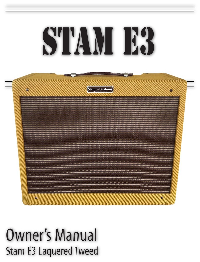 Stami's Customs STAM E3 owner's manual