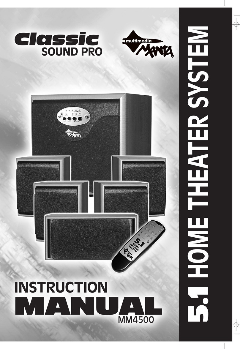 Manta Classic SOUND PRO MM4500 User manual