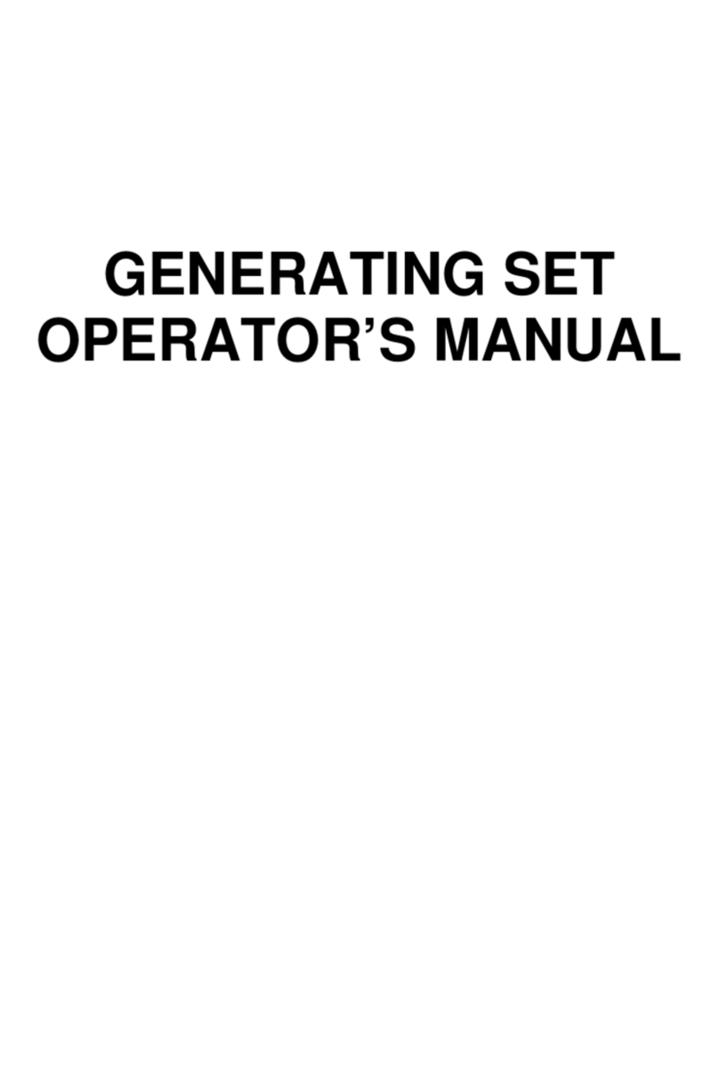 FG Wilson OLYMPIAN 1001 Series User manual