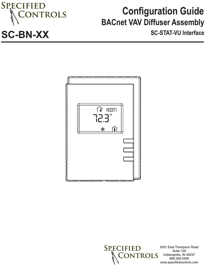 Specified Controls SC-BN Series Configuration guide