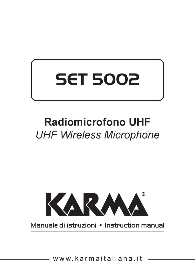 Karma 5002 instruction manual