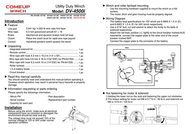 Comeup DV-4500i User manual Comeup DV-4500i User manual