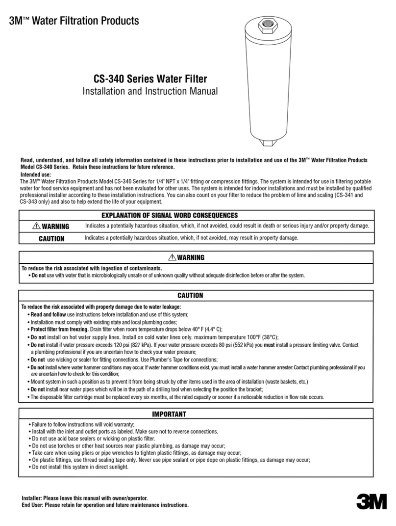 3M CS-340 Series Installation and instruction manual