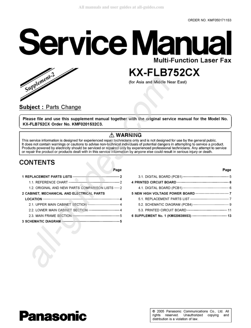 Panasonic KX-FLB752CX User manual Panasonic KX-FLB752CX User manual
