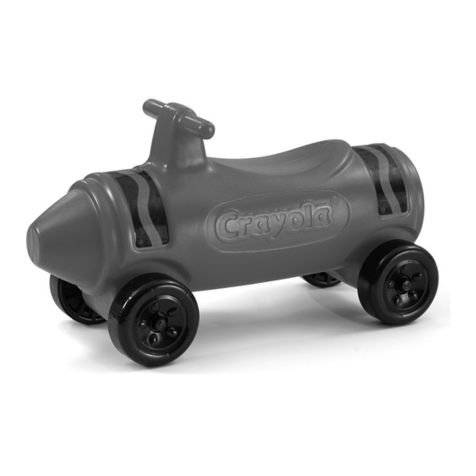 Step 2 Crayola Crayon Rider 8414 User manual