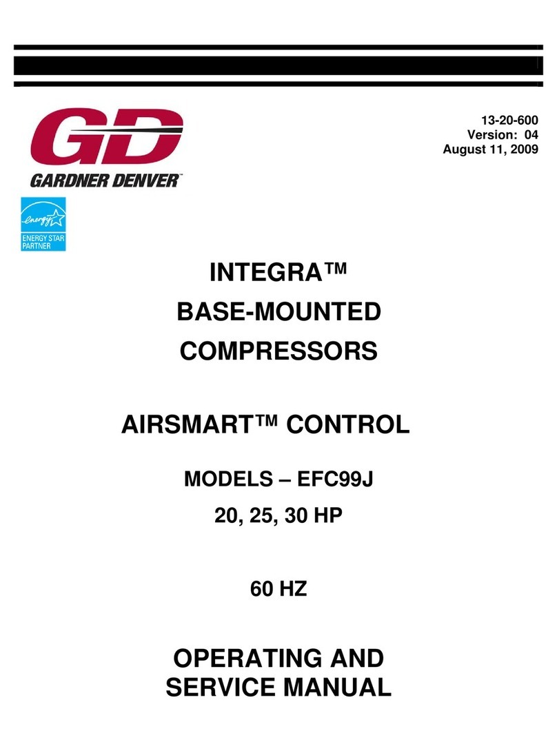 Gardner Denver INTEGRA AIRSMART EFC99J Service manual