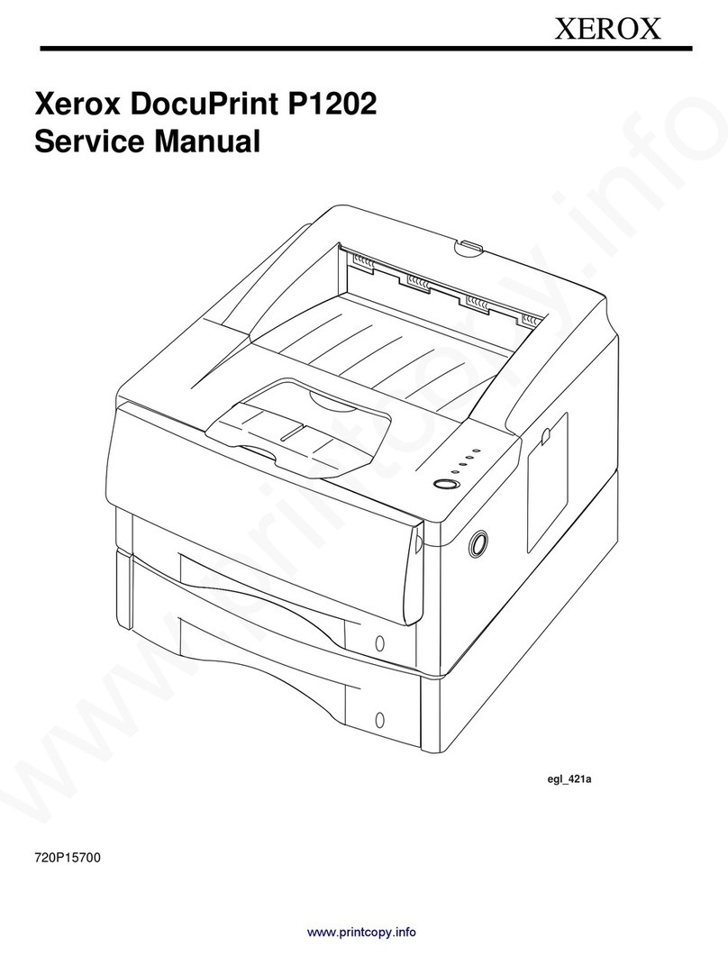 Xerox DocuPrint P1202 User manual