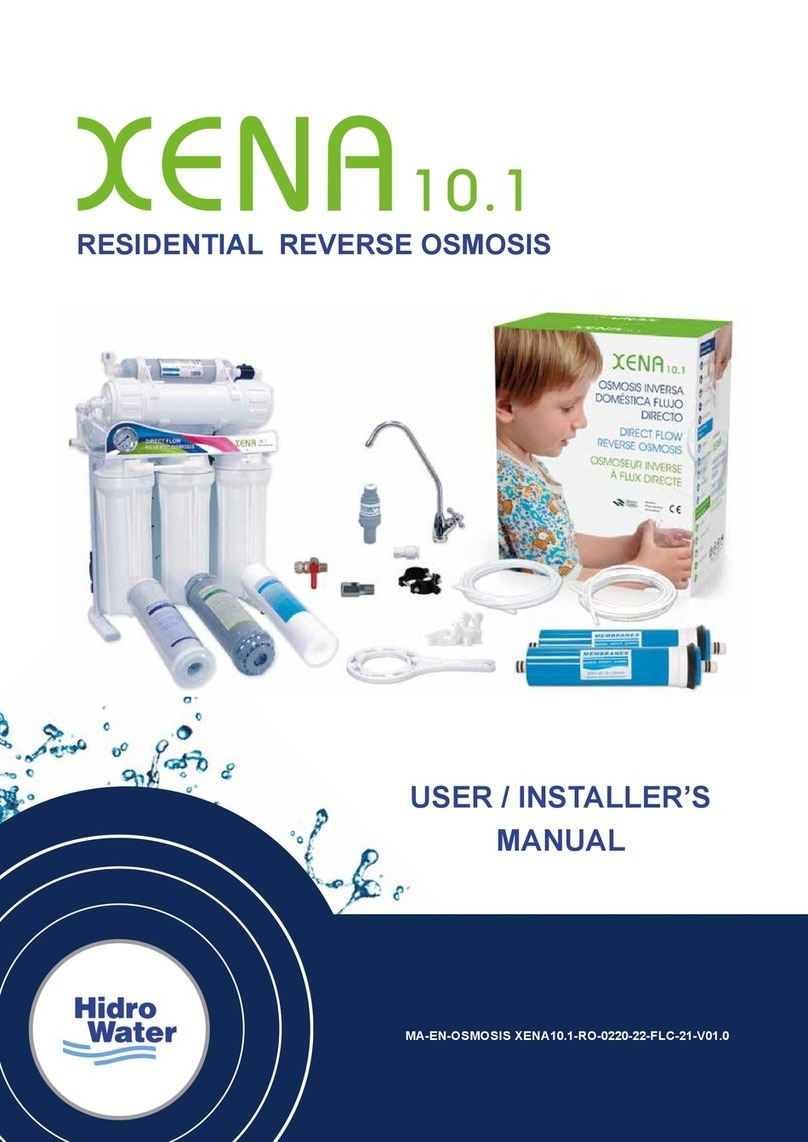 Hidro-Water XENA 10.1 User& installer's manual Hidro-Water XENA 10.1 User& installer's manual