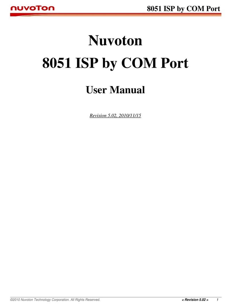 Nuvoton 8051 ISP User manual
