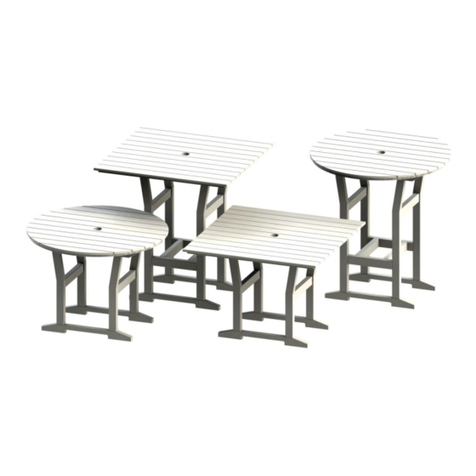 COASTLINE CAFE FUSION 322 Assembly instructions