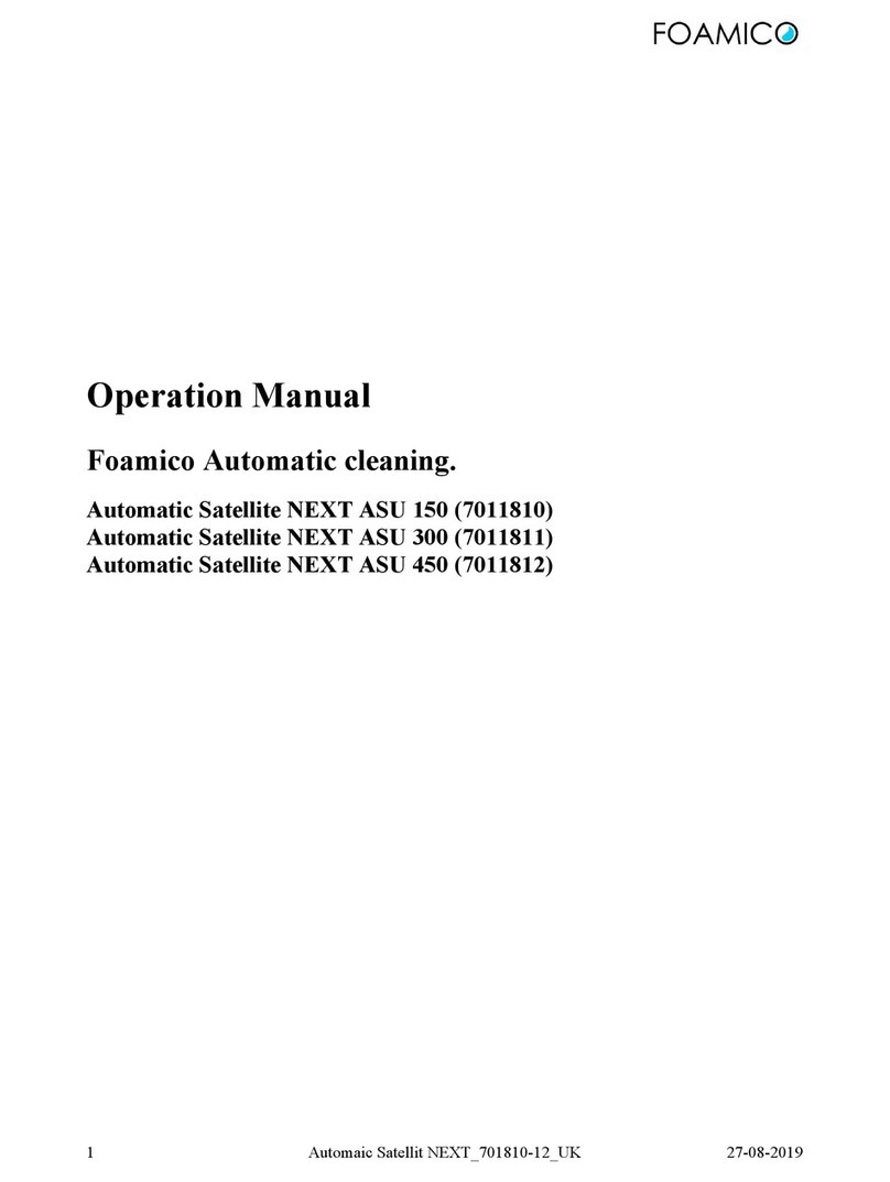 FOAMICO Automatic Satellite NEXT ASU 150 Operation manual