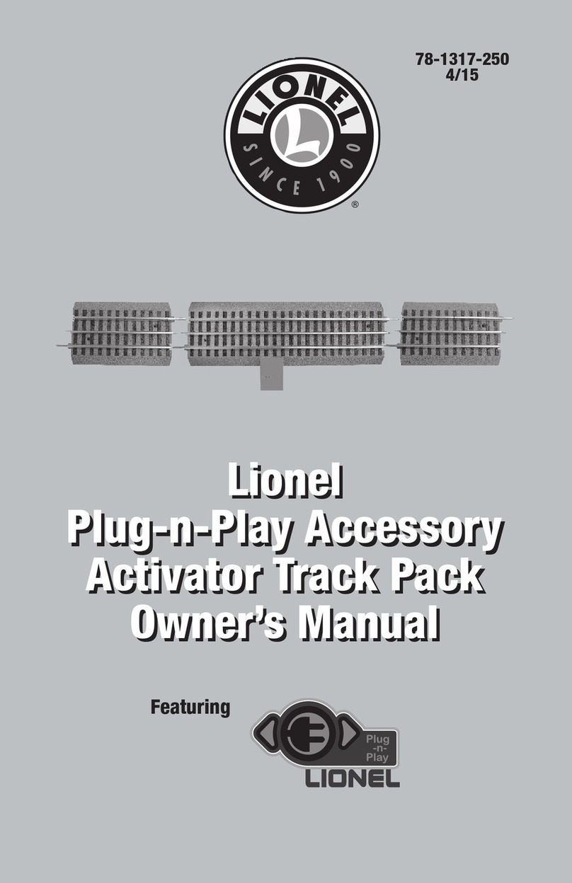 Lionel 78-1317-250 owner's manual
