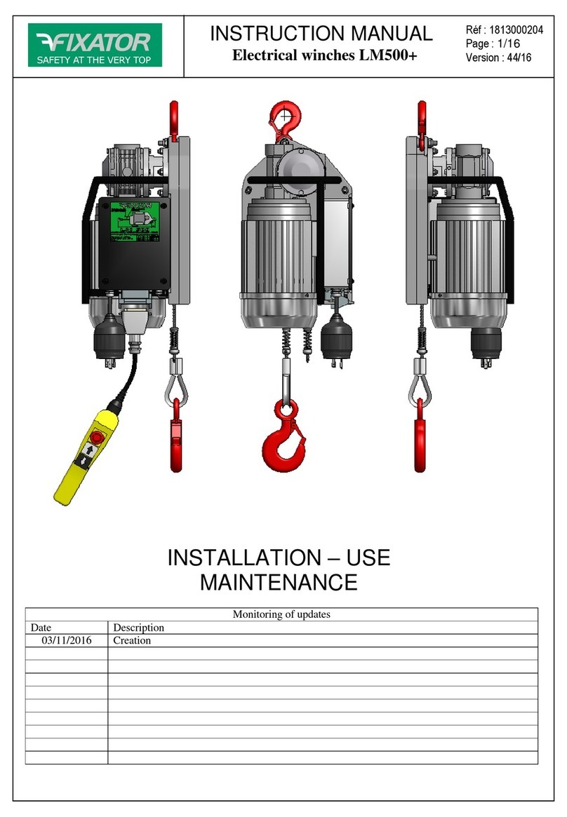 FIXATOR LM500+ instruction manual
