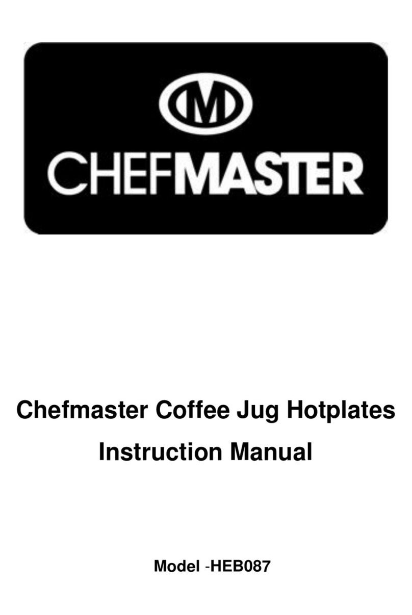 Chef-Master HEB087 instruction manual Chef-Master HEB087 instruction manual