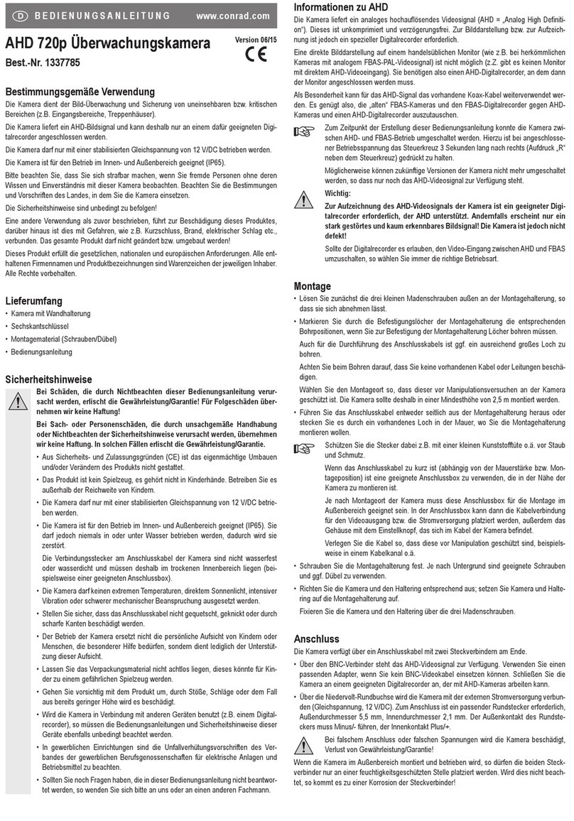 Conrad 1337785 operating instructions
