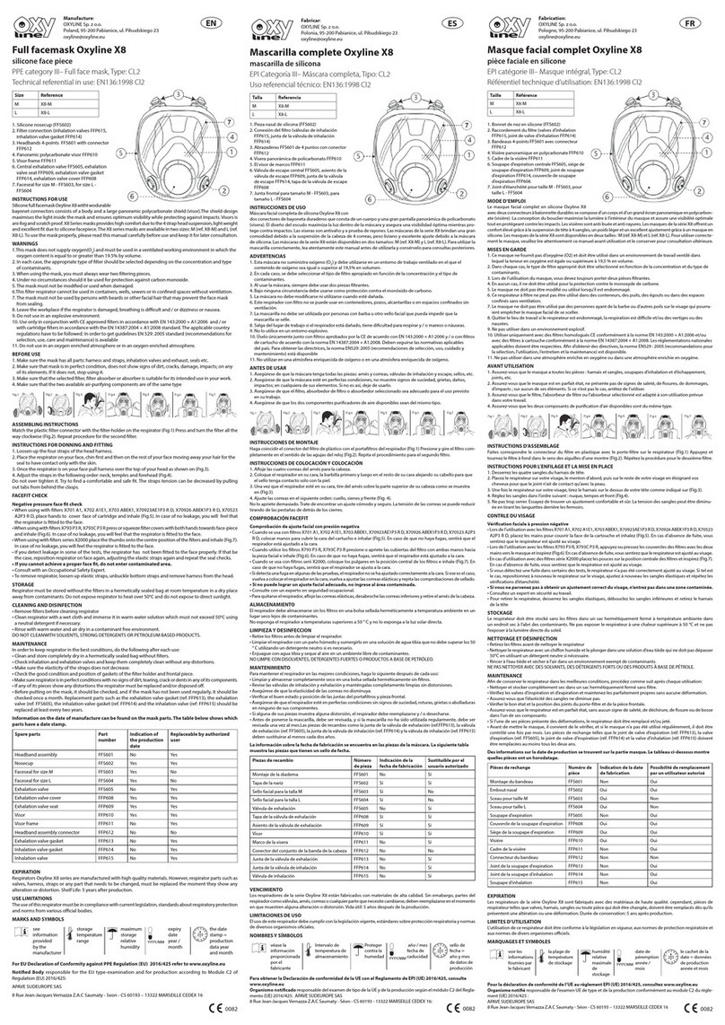 Oxyline Oxyline X8 quick start guide Oxyline Oxyline X8 quick start guide