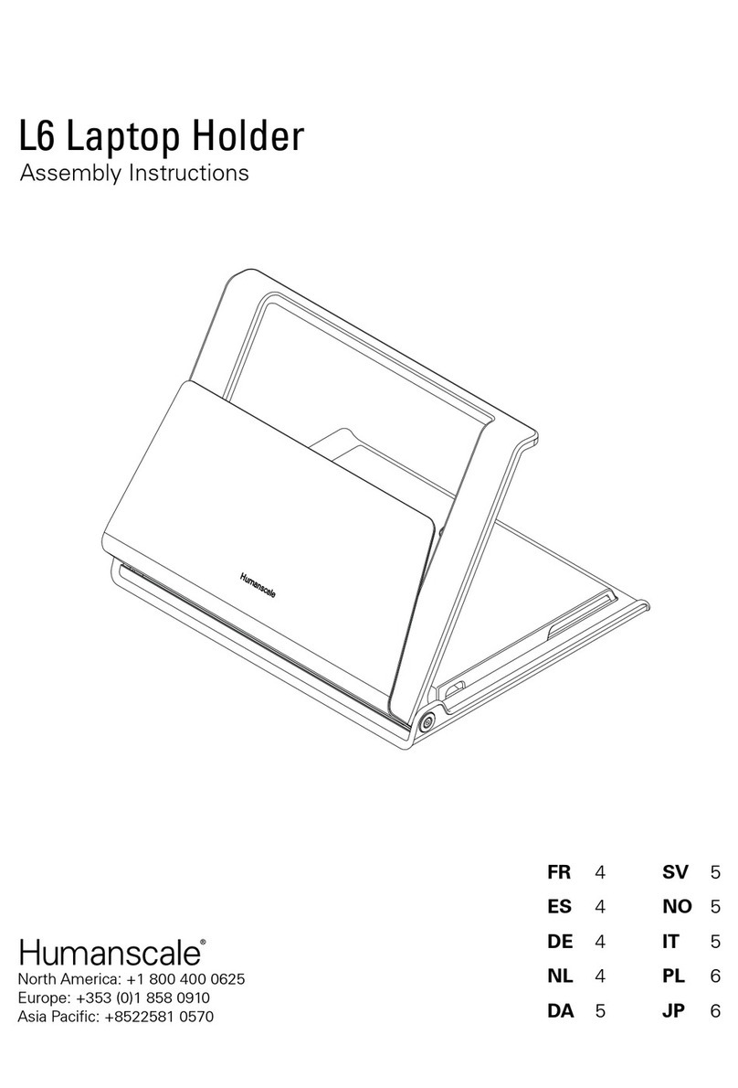 Humanscale L6 Assembly instructions