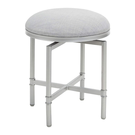 Silverwood Swivel Vanity Seat with Crossbar CPFV1142 Assembly instructions Silverwood Swivel Vanity Seat with Crossbar CPFV1142 Assembly instructions