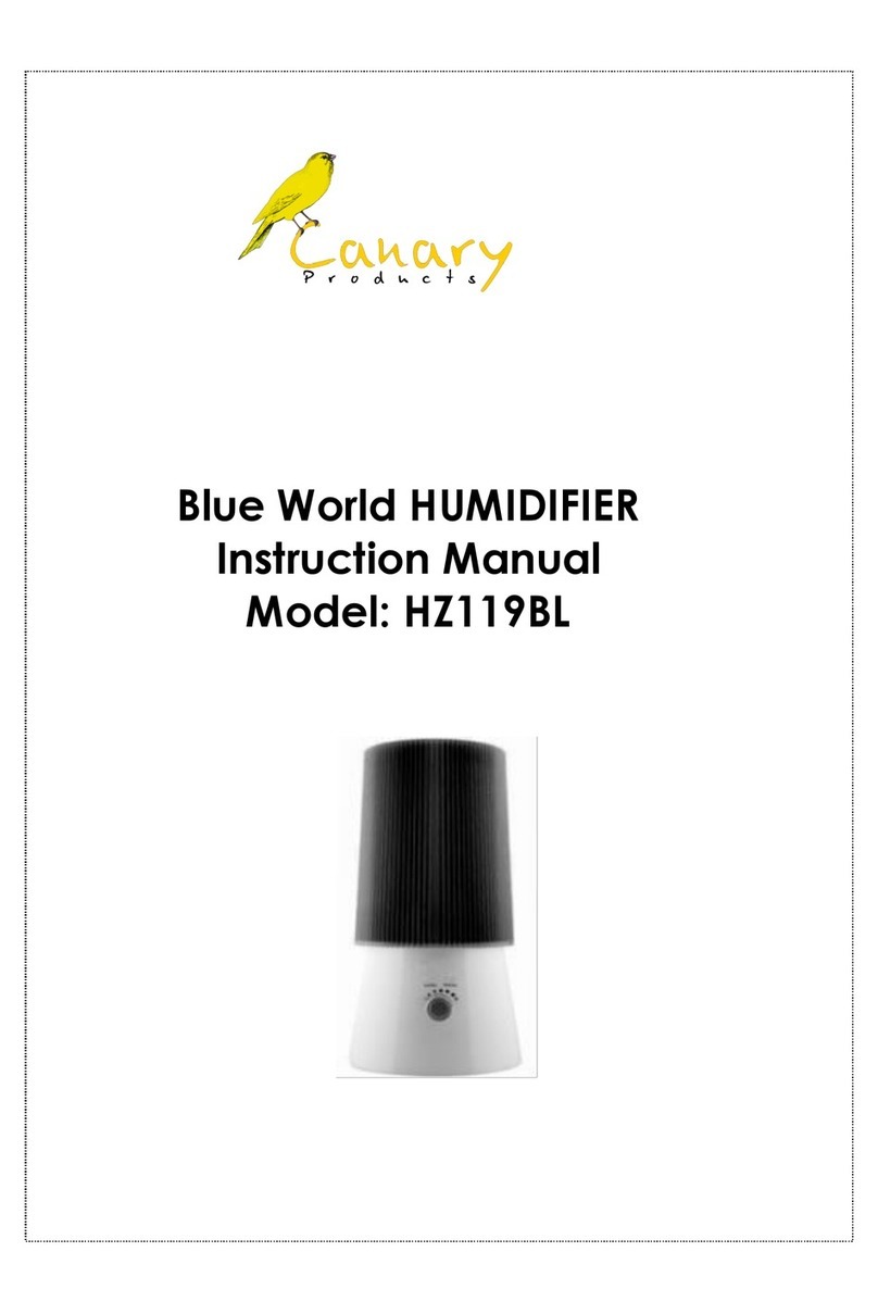 Canary Products HZ119BL instruction manual