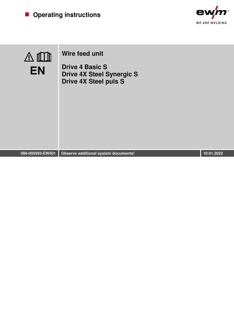 EWM Drive 4X D200 Basic S User manual