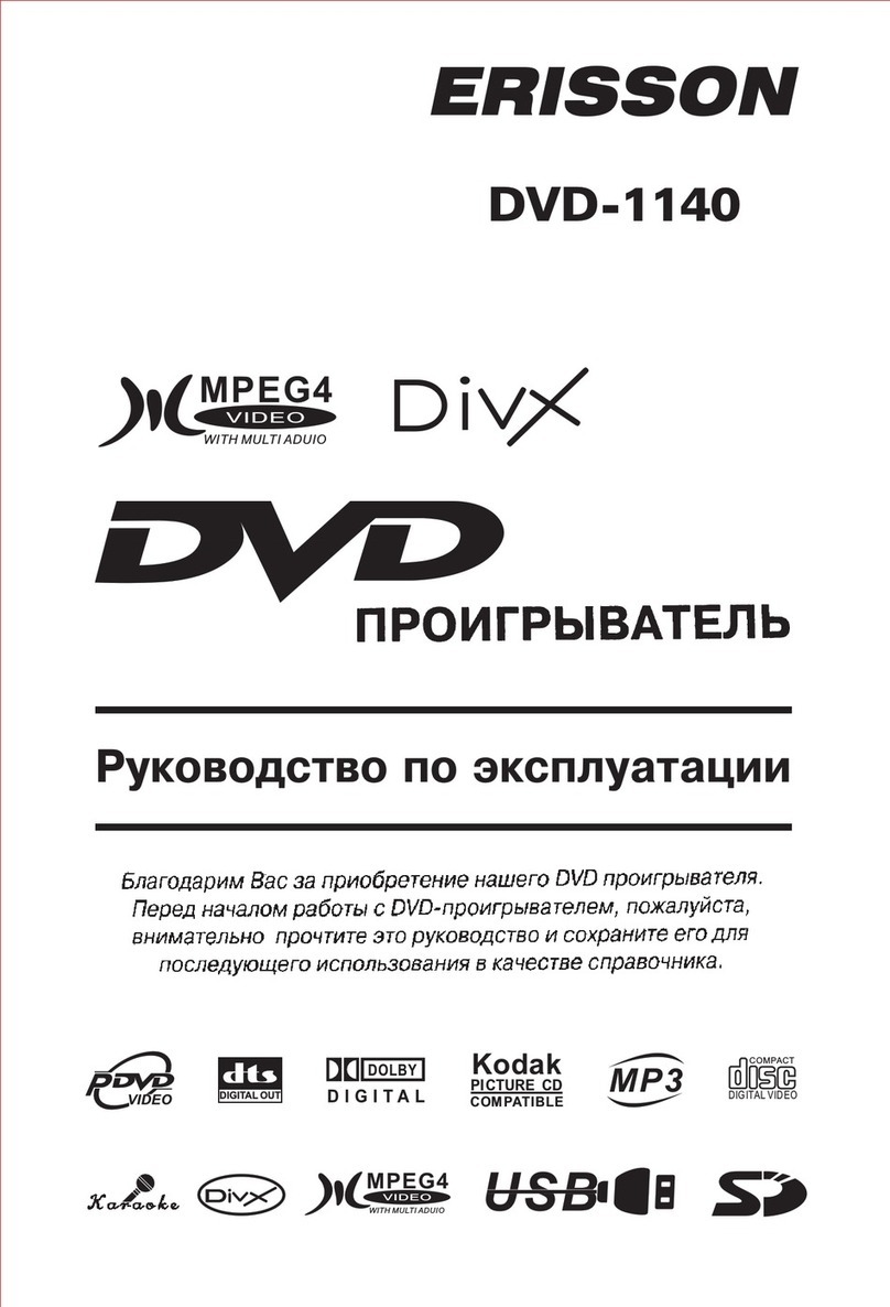 ERISSON DVD-1140 manual