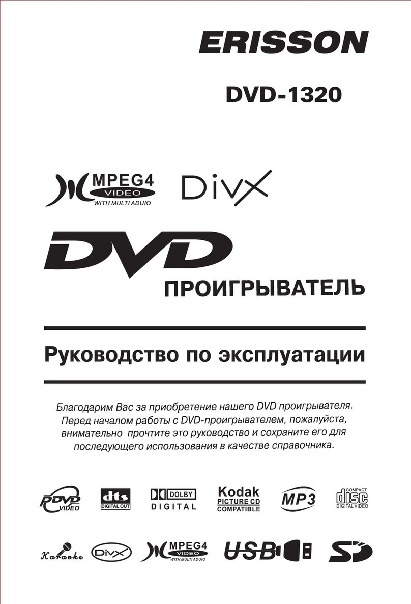 ERISSON DVD-1320 manual