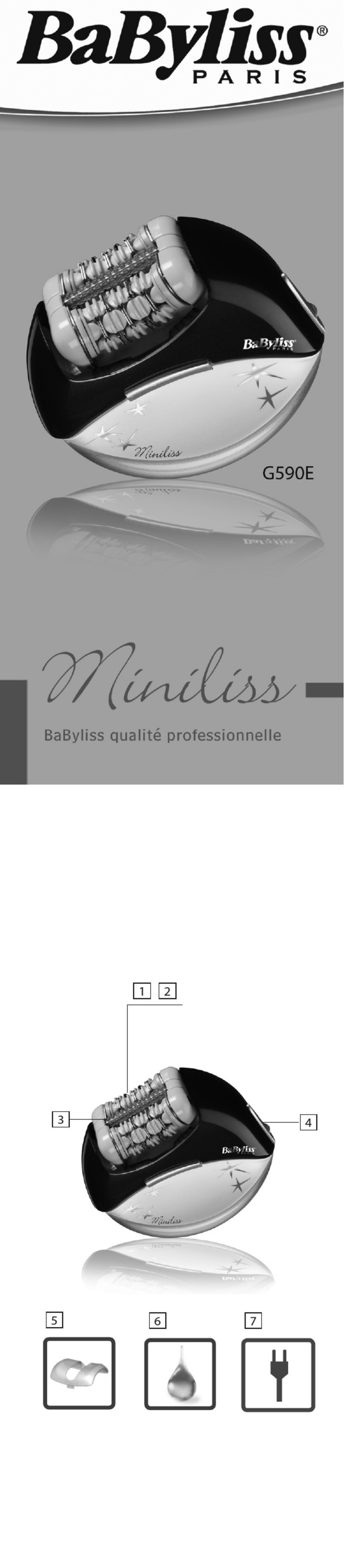 BaByliss Miniliss G590E User manual