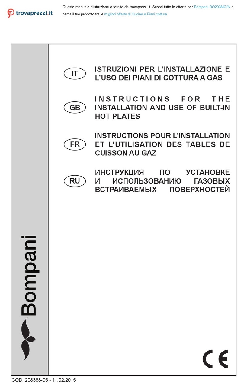 Bompani BO293MQ/N User manual