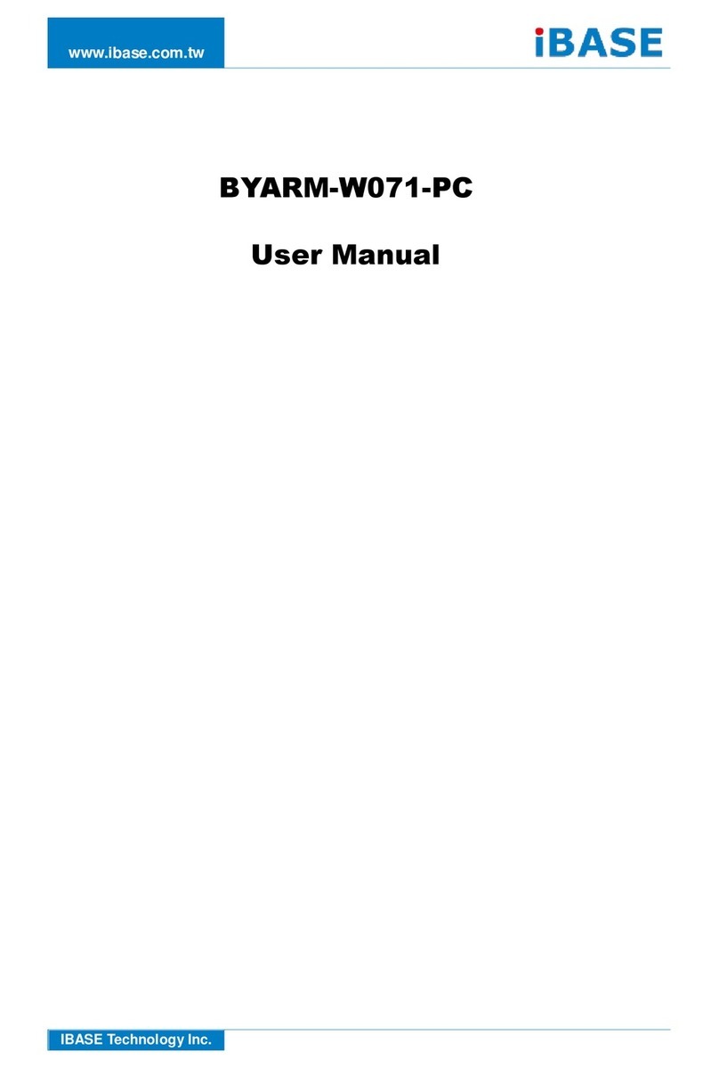 IBASE Technology BYARM-W071-PC User manual