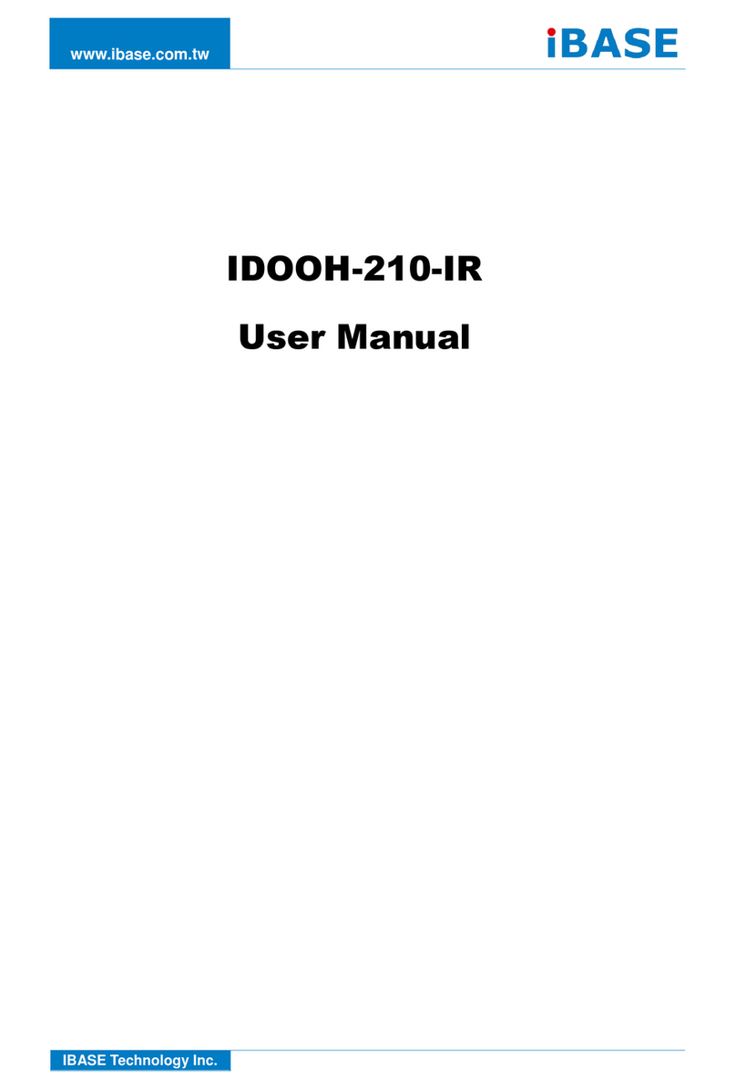 IBASE Technology IDOOH-210-IR User manual