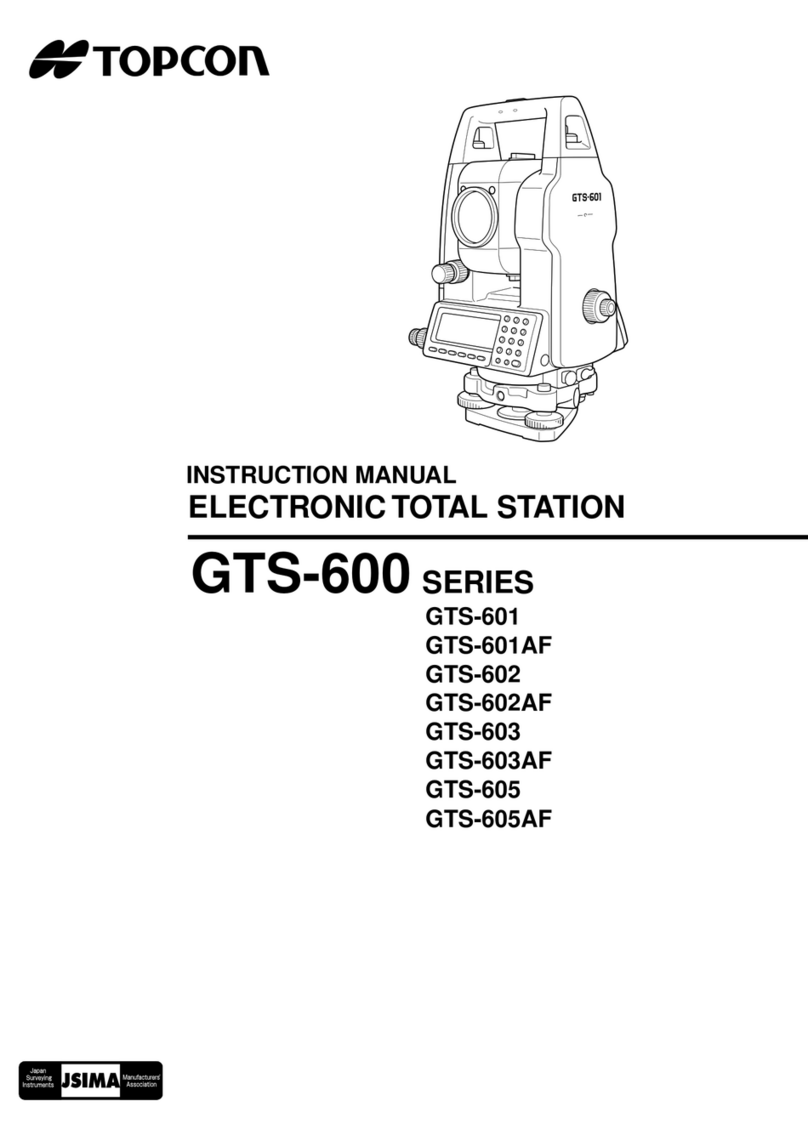 Topcon GTS-600 Series User manual