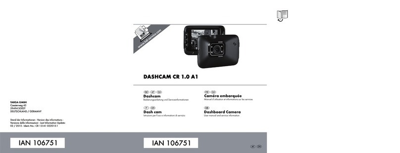 Targa CR 1.0 A1 User manual and service manual