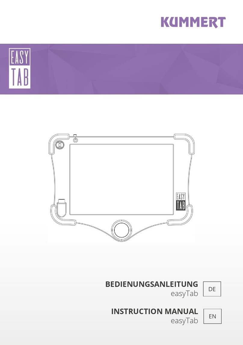 Kummert easyTab instruction manual