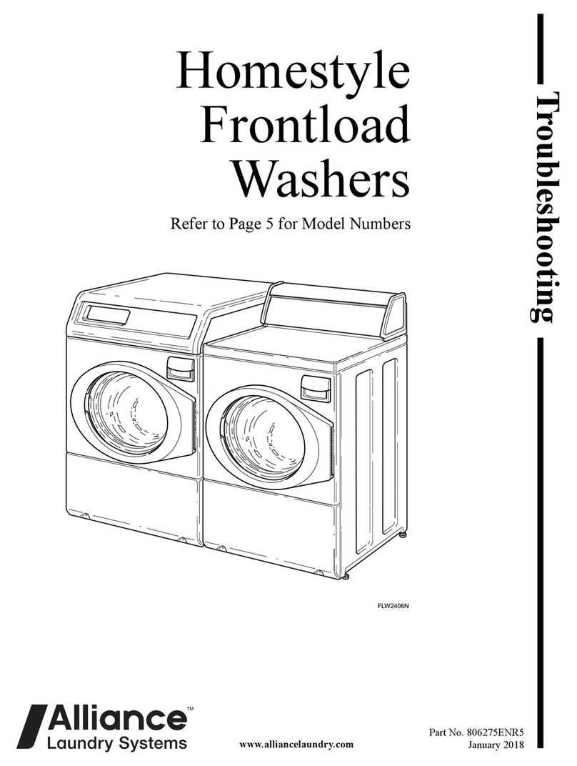Alliance Laundry Systems AFBE9BSP303NN29 Operating instructions