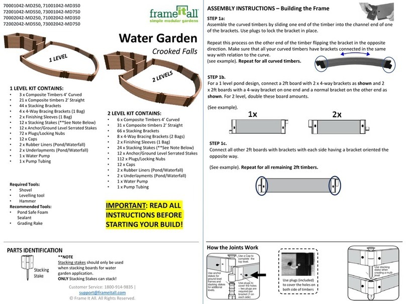 FRAME IT ALL Crooked Falls User manual