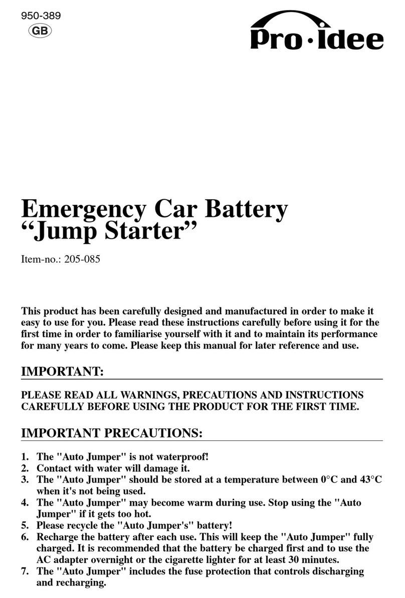 Pro-Idee 205-085 quick start guide Pro-Idee 205-085 quick start guide