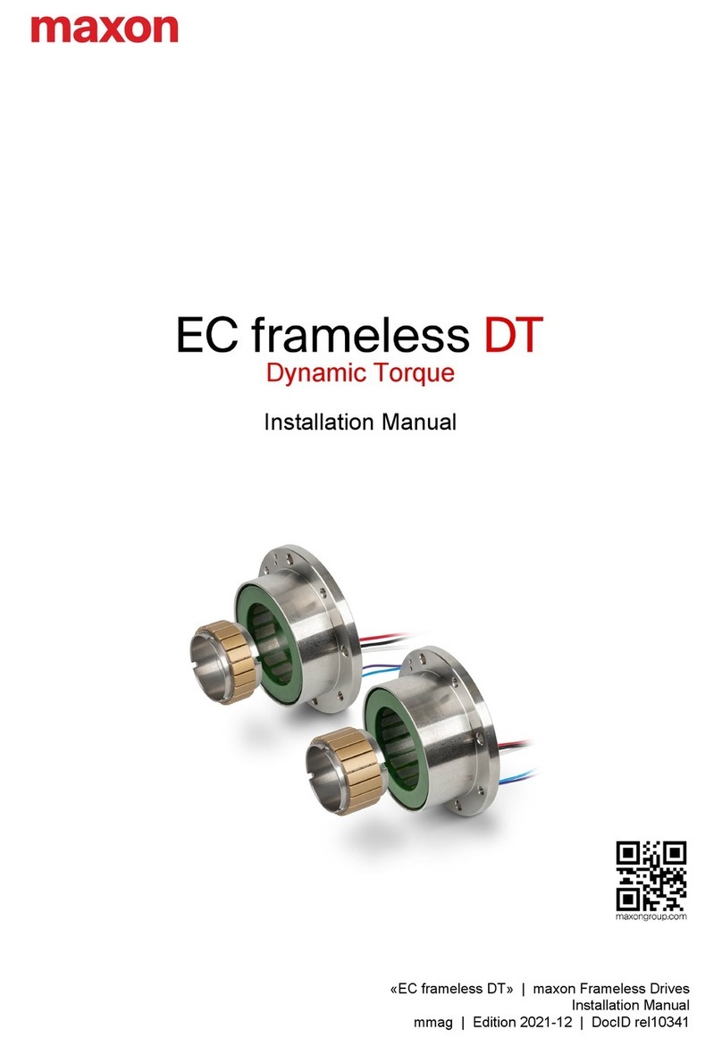 Maxon EC frameless DT installation manual