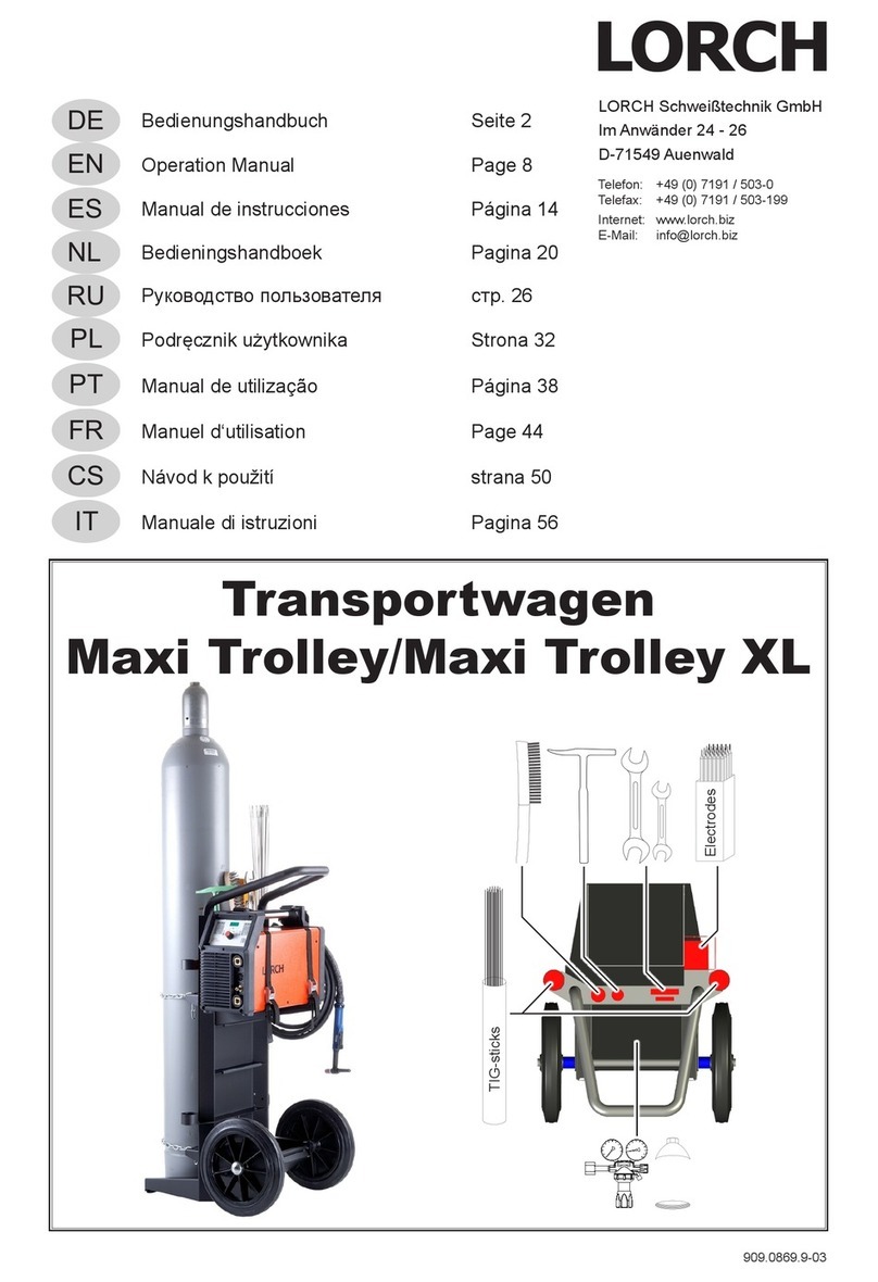 LORCH Maxi Trolley Operation manual