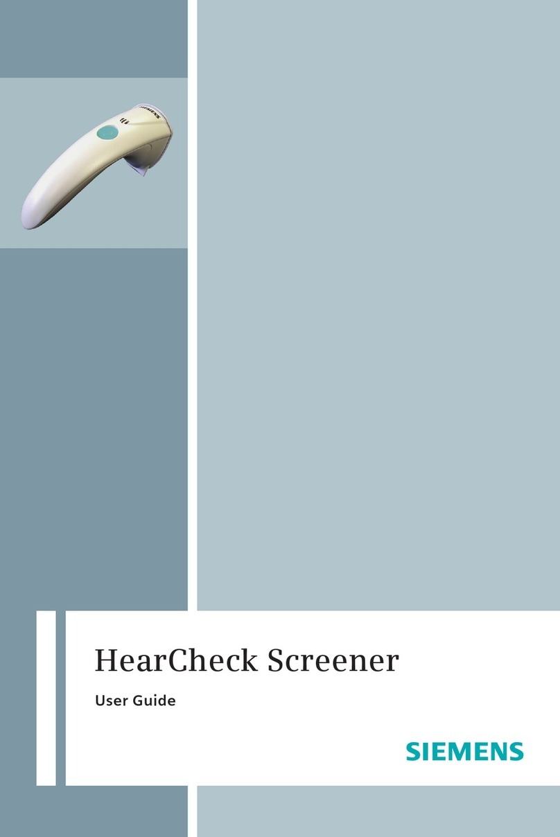 Siemens HearCheck Screener User manual