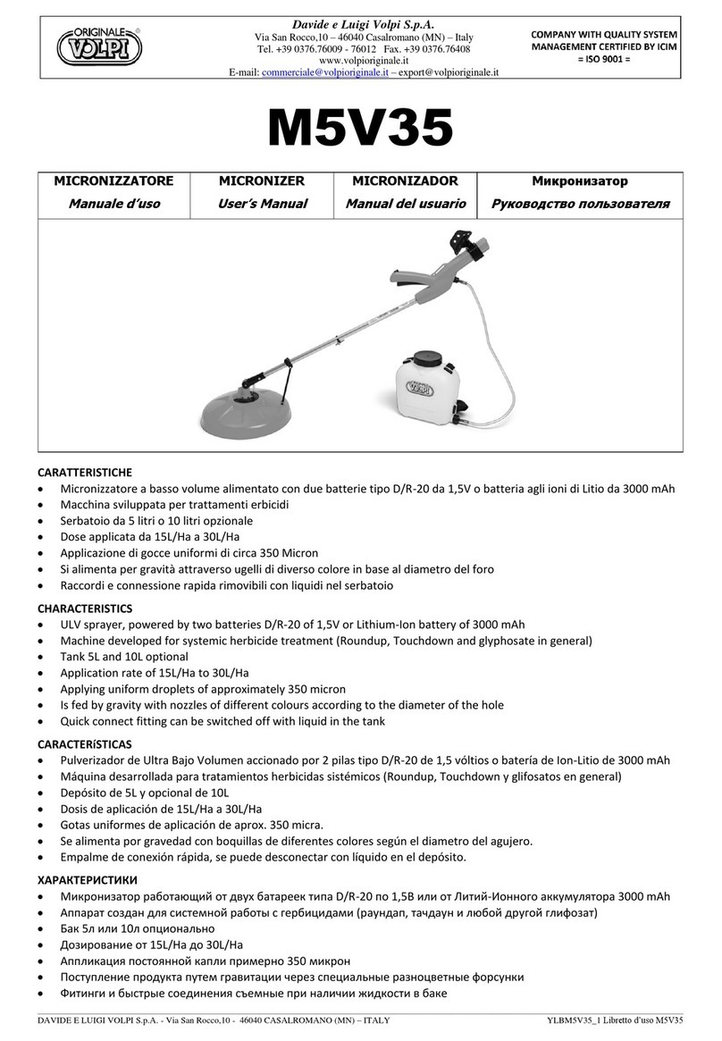 Volpi M5V35 user manual