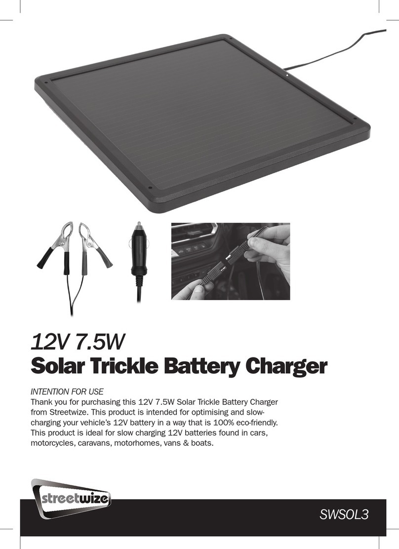 Streetwize SWSOL3 quick start guide