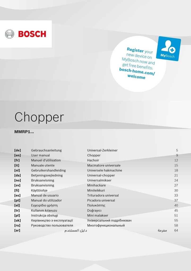 Bosch MMRP1 Series User manual