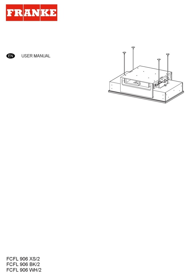 Franke FCFL 906 XS/2 user manual