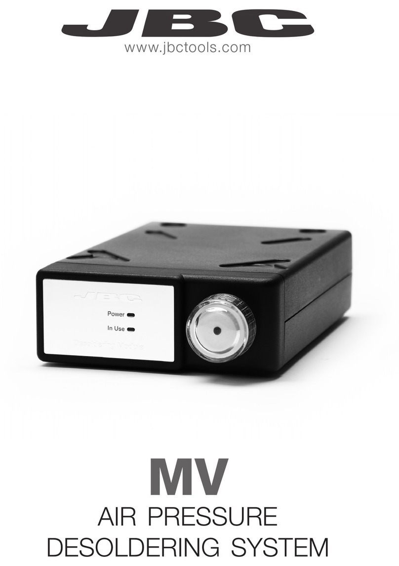 jbc MV User manual