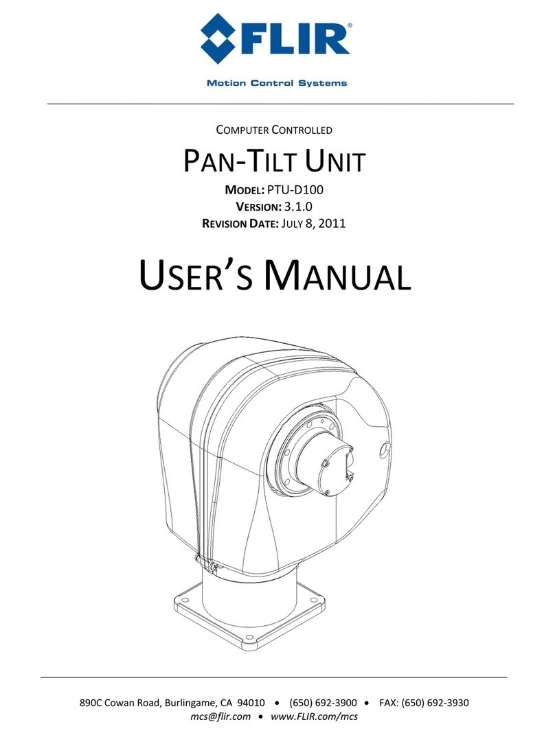FLIR PTU-D100 E Series user manual
